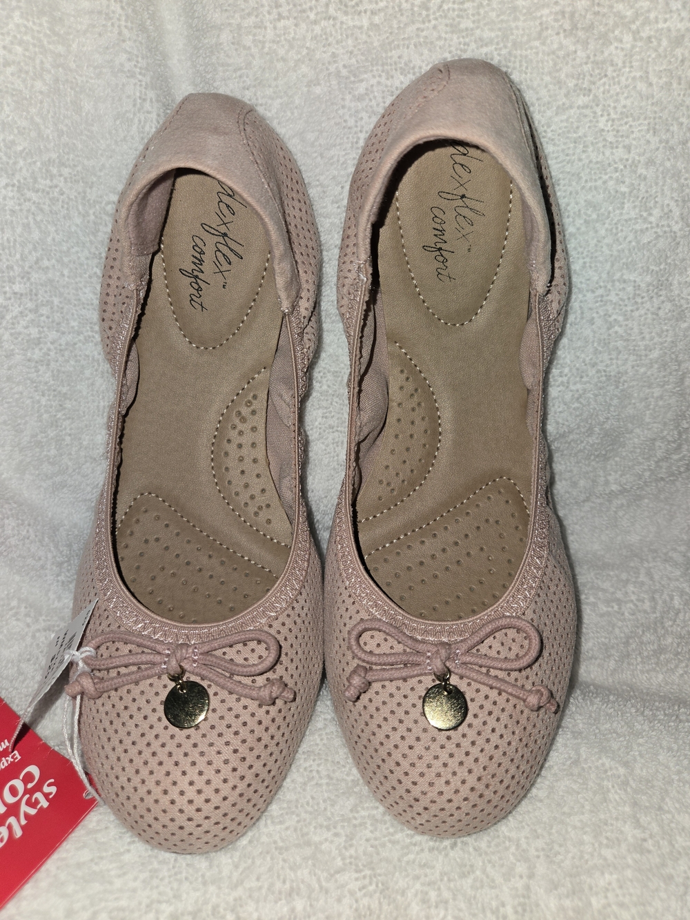 Dexflex Comfort Caroline Pink Women's Slip-On Flats
